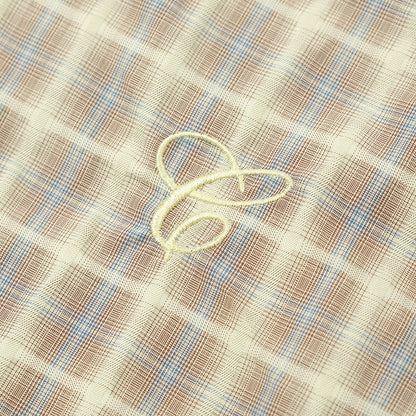 PLAID ZIPPED JACKET