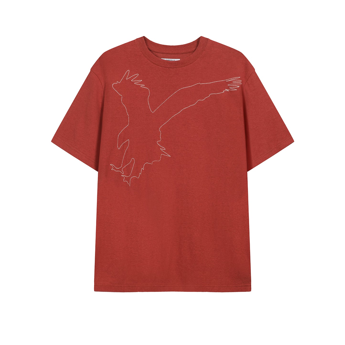 HEMP EAGLE EMBROIDERED TEE