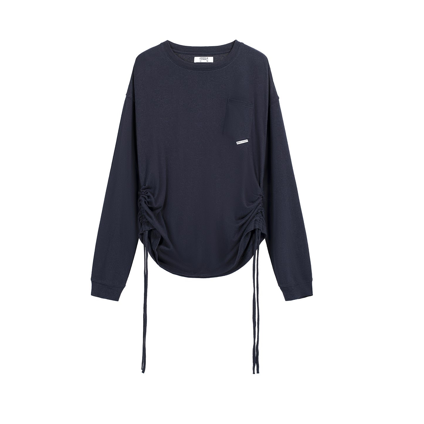 HEMP LONG SLEEVE PATCH POCKET TEE