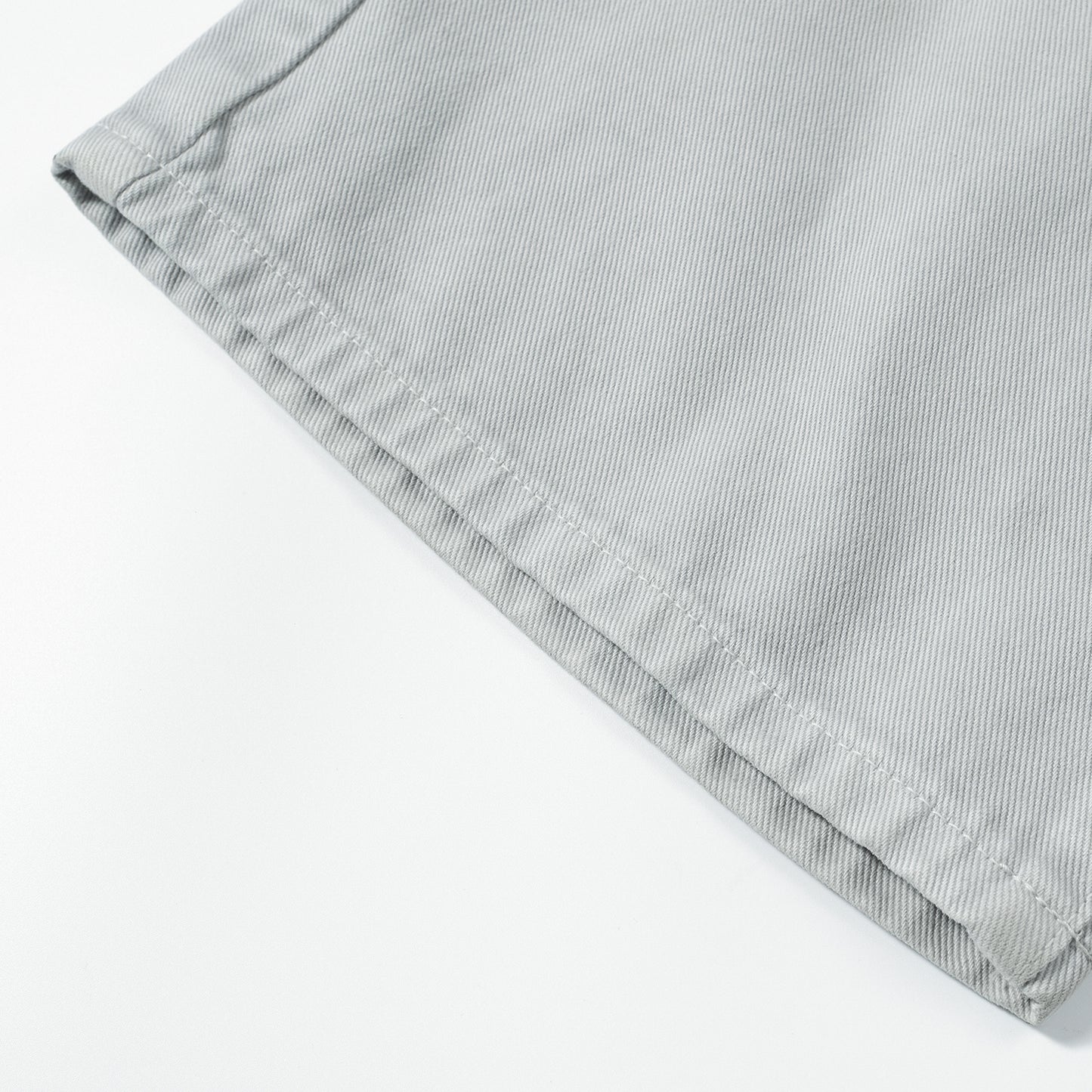 LIGHT GREY WASHED DENIM PANTS