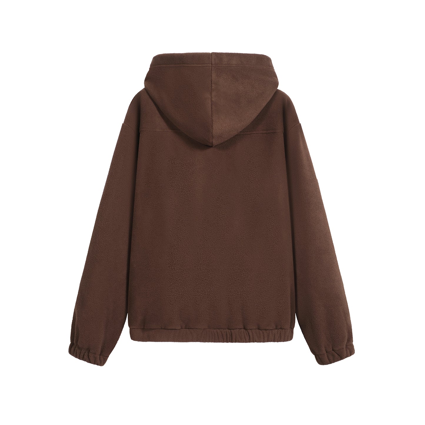FRAYED COLLAR ETHNIC NOMADIC STYLE CARDIGAN HOODIE