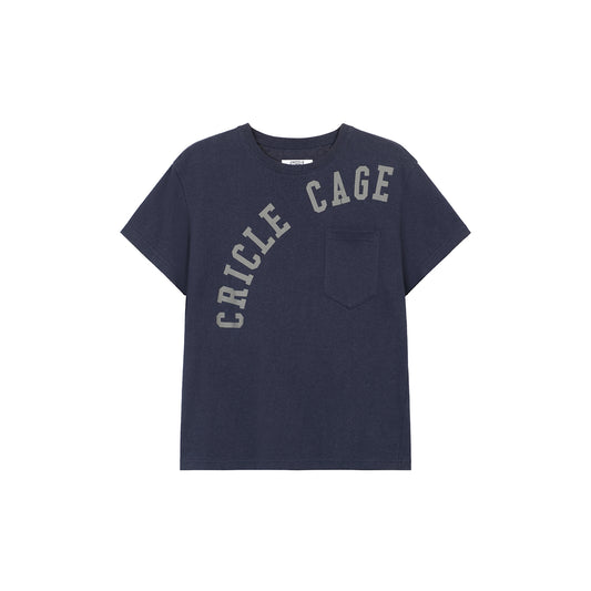 HEMP PRINT PATCH POCKET TEE