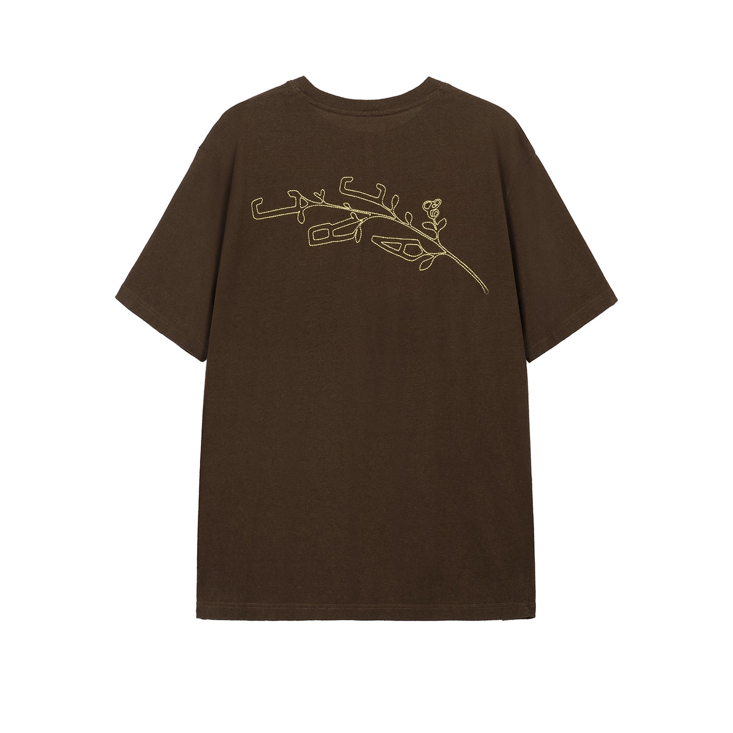 HEMP LOGO EMBROIDERED TEE