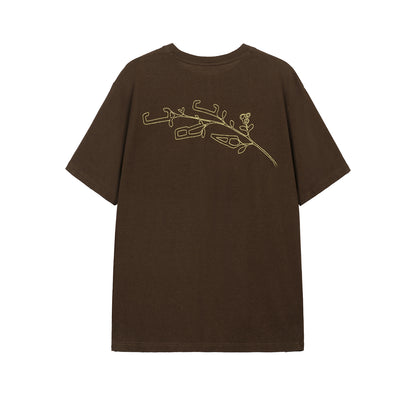 HEMP LOGO EMBROIDERED TEE