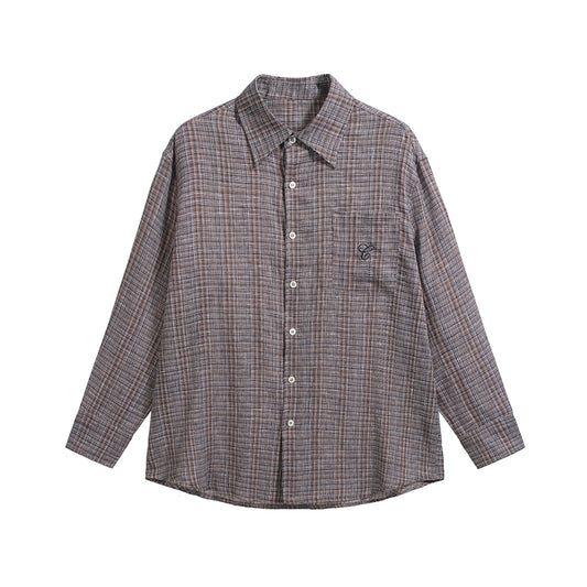 LINEN BAZAAR CHECK SHIRT