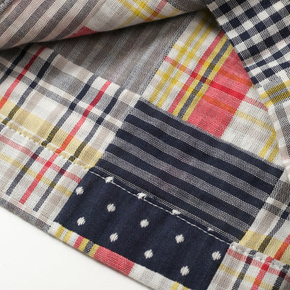 PATCHWORK PLAID SHORTS