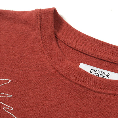 HEMP EAGLE EMBROIDERED TEE