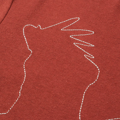 HEMP EAGLE EMBROIDERED TEE