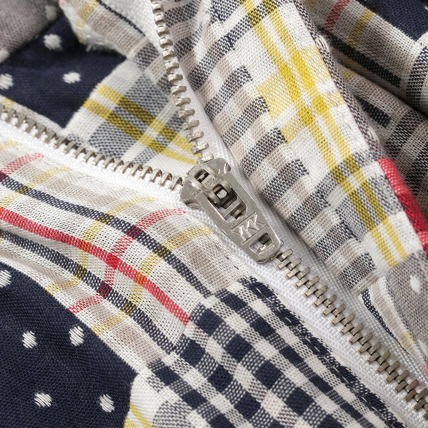 PATCHWORK PLAID SHORTS