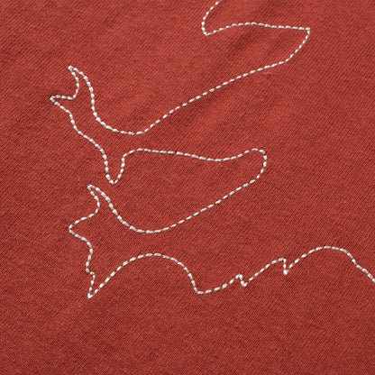 HEMP EAGLE EMBROIDERED TEE